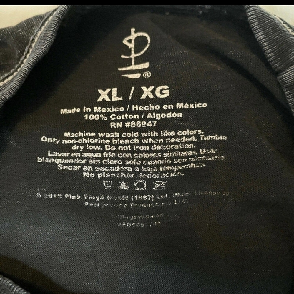 Pink Floyd Band T Shirt Dark Side Of the Moon Cut Off Crop - Picture 2 of 2